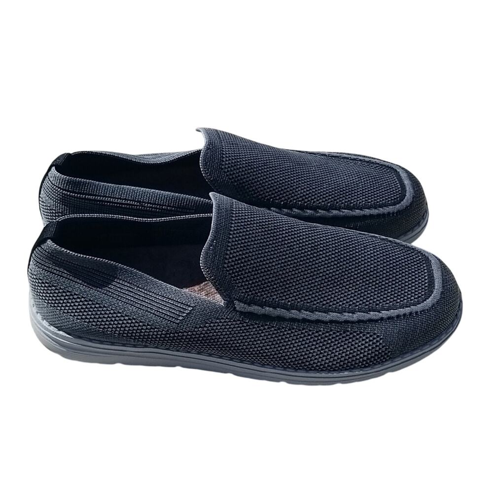 Itazero Men's Gray Canvas Lightweight Comfy Casual Loafer Slip On Shoes Size 14